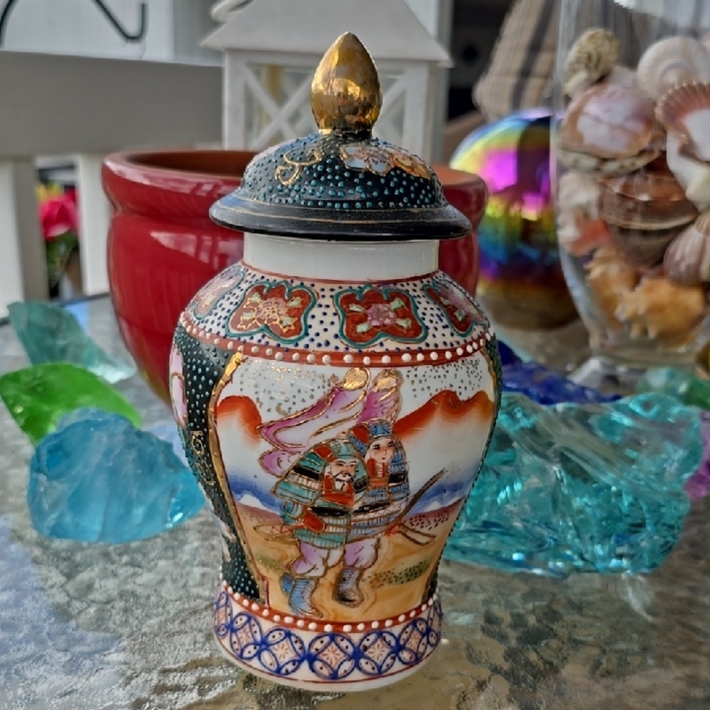 Colorful Ceramic Decorative Jar
